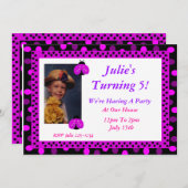 ラディバグカスタムの写真 招待状 (正面/裏面)