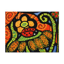 ラディバグカラフルお洒落フォークアートかわいい