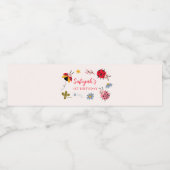 ラディバグガールバースデーパーティー ペットボトルラベル (シングルラベル)