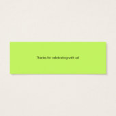 ラディバグギフトラベル (裏面)