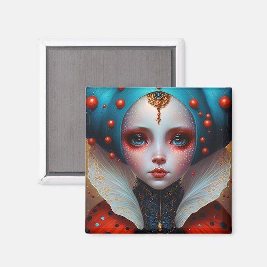 ラディバグクイーンキュートファンタジーアート マグネット (正面/裏面)