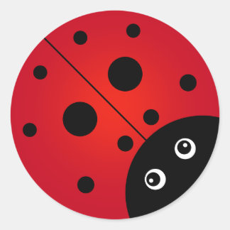 ラディバグクラシックラウンドステッカー ラウンドシール