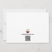 ラディバグクリスマスレッドグリーンホワイト シーズンカード (裏面)