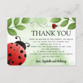 ラディバグサンキューカード エンクロージャーカード (正面)