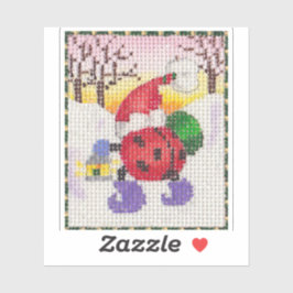 ラディバグサンタステッカー シール