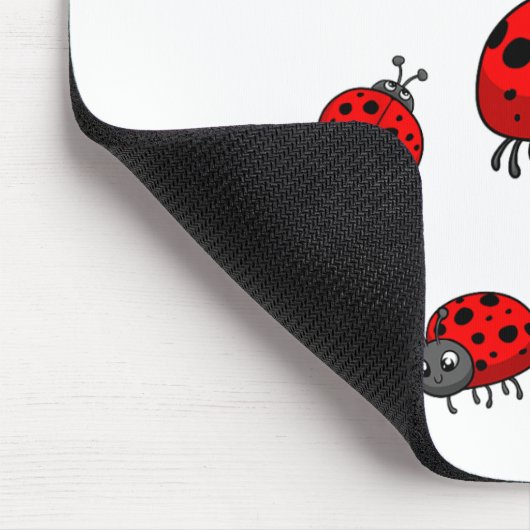 ラディバグズアート男の子の子供よちよちよち虫のラディブ マウスパッド (コーナー)