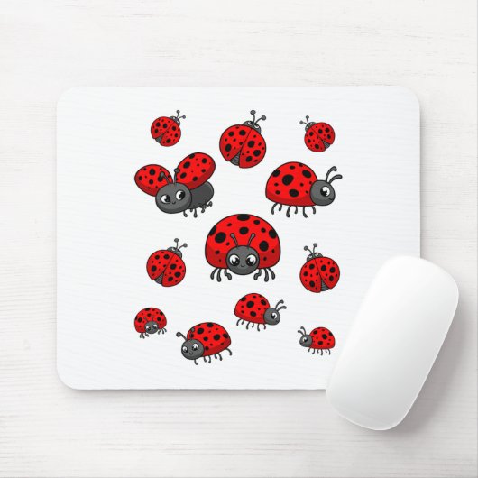 ラディバグズアート男の子の子供よちよちよち虫のラディブ マウスパッド (マウス)