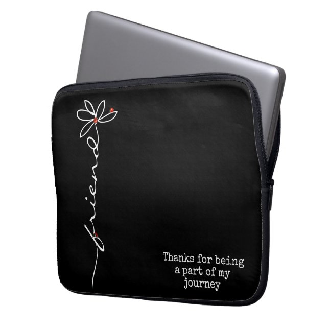 ラディバグズオンフレンドデイジー ラップトップスリーブ (正面左)