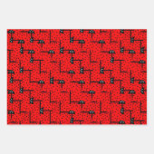 ラディバグズハッスル – おもしろいラディバグズレース ラッピングペーパーシート (正面3)