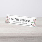 ラディバグズ&デイジー先生デスク デスクネームプレート (正面)