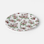 ラディバグズ&ピンクデイジーズ ペーパープレート (アングル)