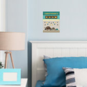 ラディバグズkidの部屋ブラウングリーン子供部屋金ゴールド 箔ポスター (インサイチュ (寝室))