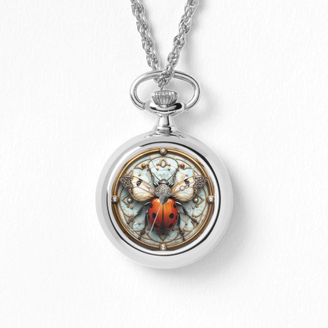 ラディバグダイヤモンド金ゴールドエレガント洗練 腕時計 (正面)