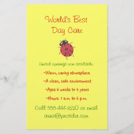 ラディバグテーマチャイルド気にフライヤー チラシ