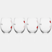 ラディバグデザインワイングラス ステムなしワイングラス (右)