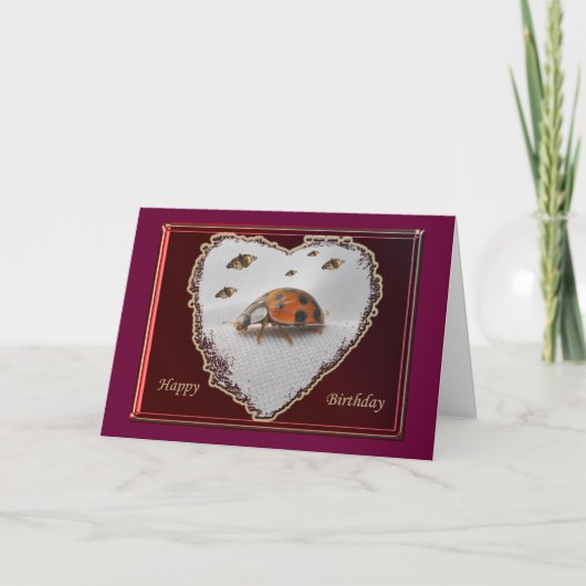 ラディバグハッピーバースデーカード カード (正面)