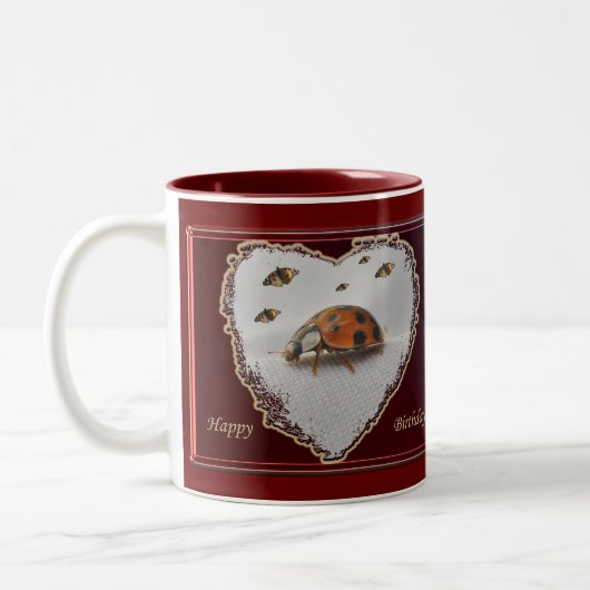 ラディバグハッピーバースデーマグ ツートーンマグカップ (左)