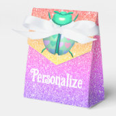 ラディバグハートかわいいグリッタールックグラデーション フェイバーボックス (正面サイド)