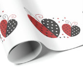 ラディバグハートかわいい ラッピングペーパー (ロールコーナー)