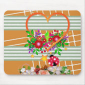 ラディバグハートフローラマウスパッド！マウスパッド マウスパッド (正面)