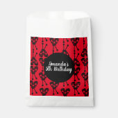 ラディバグバグ昆虫幾何学誕生日パーティレッド フェイバーバッグ (正面)