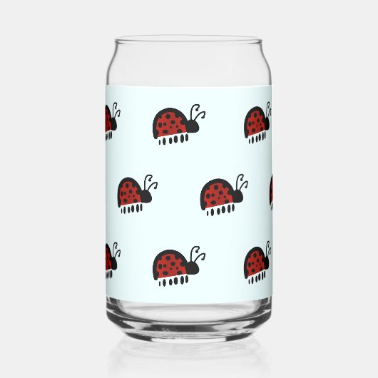 ラディバグパターン ガラス缶 (正面)