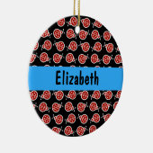 ラディバグパーソナライズされたオーナメント セラミックオーナメント (右)