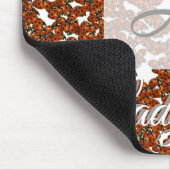 ラディバグパーソナライズされたモノグラムモセパド マウスパッド (コーナー)