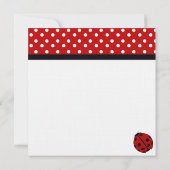 ラディバグパーティの招待状 招待状 (裏面)