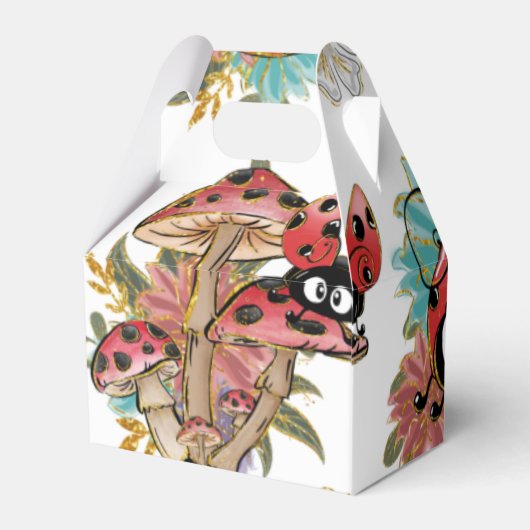 ラディバグパーティーの好意トリートボックス フェイバーボックス (裏面サイド)