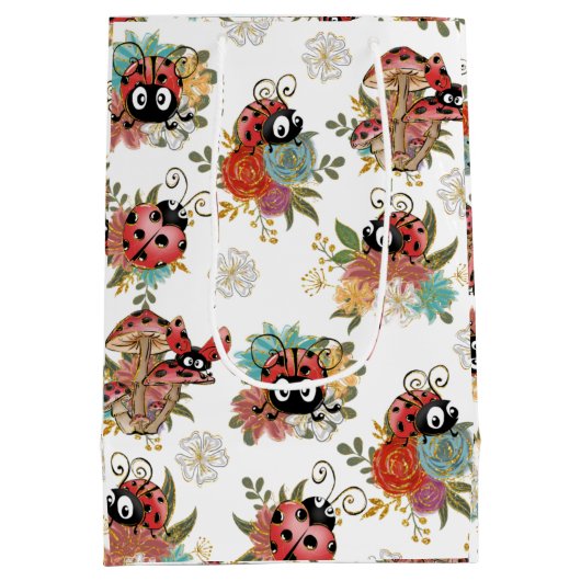 ラディバグパーティー抱き枕 ミディアムペーパーバッグ (裏面)