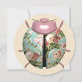 ラディバグビクトリアンフローラバラかわいい 招待状 (正面)