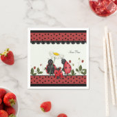 ラディバグファミリー散歩 スタンダードカクテルナプキン (インサイチュ)