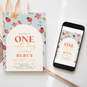 ラディバグファースト誕生日招待状 | Ladybugs 招待状