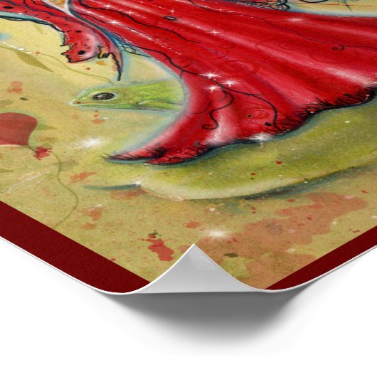 ラディバグフェアリーハートバレンタイン妖精 ポスター (角)