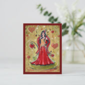 ラディバグフェアリーハートバレンタイン妖精 ポストカード (スタンド正面)