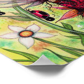 ラディバグフェアリーファンタジーアートイラストレーションby ポスター (角)