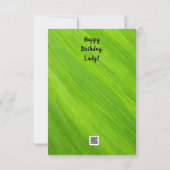 ラディバグフラット誕生日カード 招待状 (裏面)