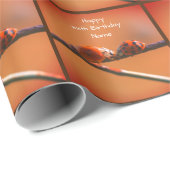 ラディバグフレンズ自然パーソナライズされた誕生日 ラッピングペーパー (ロールコーナー)