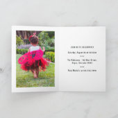 ラディバグブラックプリンセスおとぎ話バースデーパーティー 招待状 (内部)