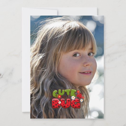 ラディバグブラックプリンセスおとぎ話バースデーパーティー 招待状 (裏面)