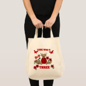 ラディバグベア3rd誕生日Tシャツ トートバッグ (正面(商品))