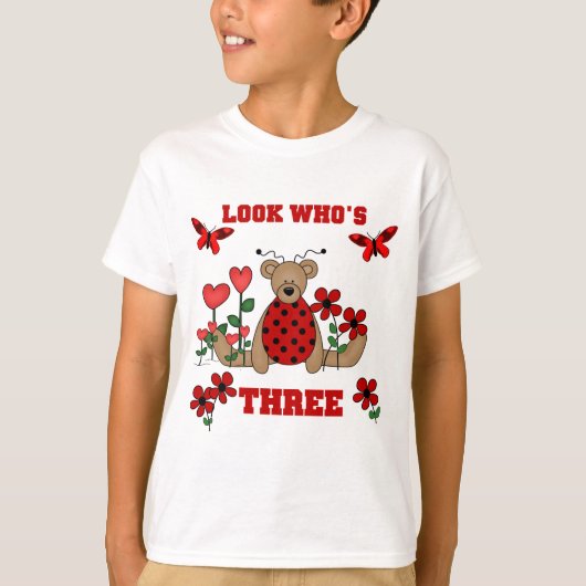 ラディバグベア3rd誕生日Tシャツ Tシャツ (正面)