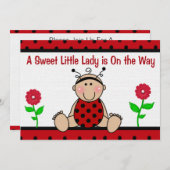 ラディバグベビーシャワー招待状 招待状 (正面/裏面)