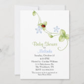 ラディバグベビーシャワー招待状 招待状 (正面)