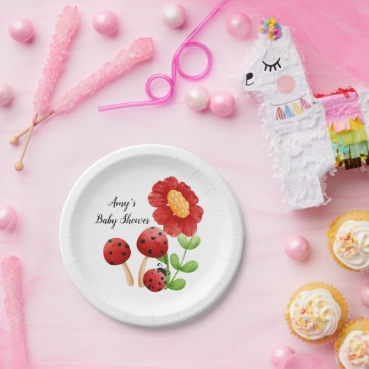 ラディバグベビーシャワー紙プレート ペーパープレート (パーティー)