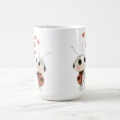 💕ラディバグマグ – かわいい&居心地の良いSips! コーヒーマグカップ (中央)