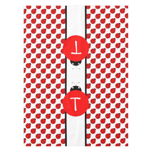 ラディバグモノグラム テーブルクロス (正面)