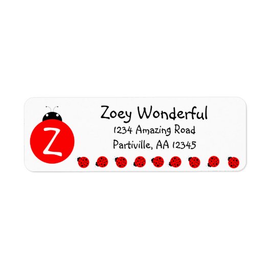 ラディバグモノグラム ラベル (正面)