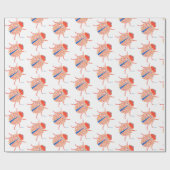 ラディバグラッピング紙 ラッピングペーパー (フラット)